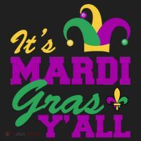 It's Mardi Gras Y'all New Orleans Celebration Women's Sweatshirt thumb 2