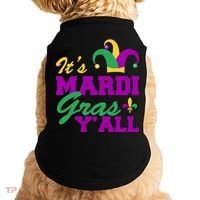 It's Mardi Gras Y'all New Orleans Celebration Doggie Tank thumb 0