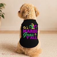 It's Mardi Gras Y'all New Orleans Celebration Doggie Tank thumb 2