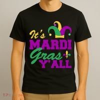 It's Mardi Gras Y'all New Orleans Celebration T-Shirt thumb 3