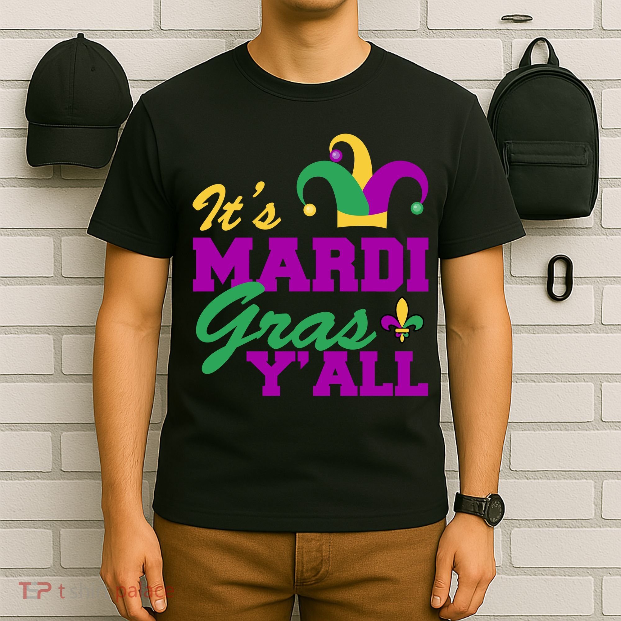It's Mardi Gras Y'all New Orleans Celebration T-Shirt