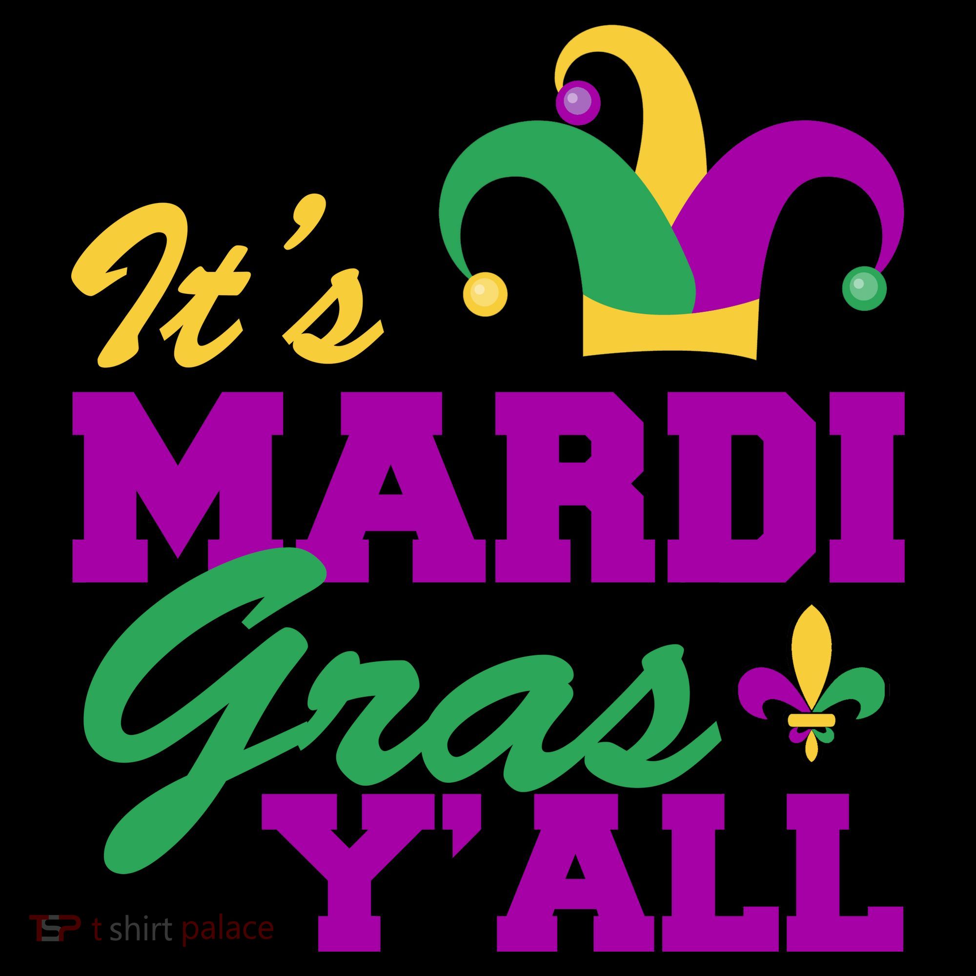 It's Mardi Gras Y'all New Orleans Celebration Women's Hoodie