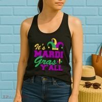 It's Mardi Gras Y'all New Orleans Celebration Women's Tank Top thumb 2