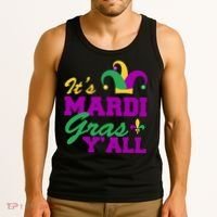 It's Mardi Gras Y'all New Orleans Celebration Tank Top thumb 3