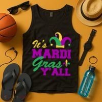 It's Mardi Gras Y'all New Orleans Celebration Tank Top thumb 4