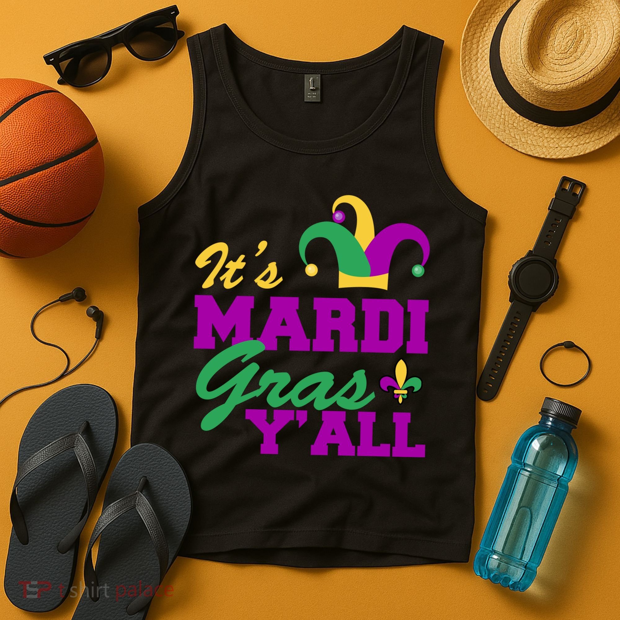 It's Mardi Gras Y'all New Orleans Celebration Tank Top