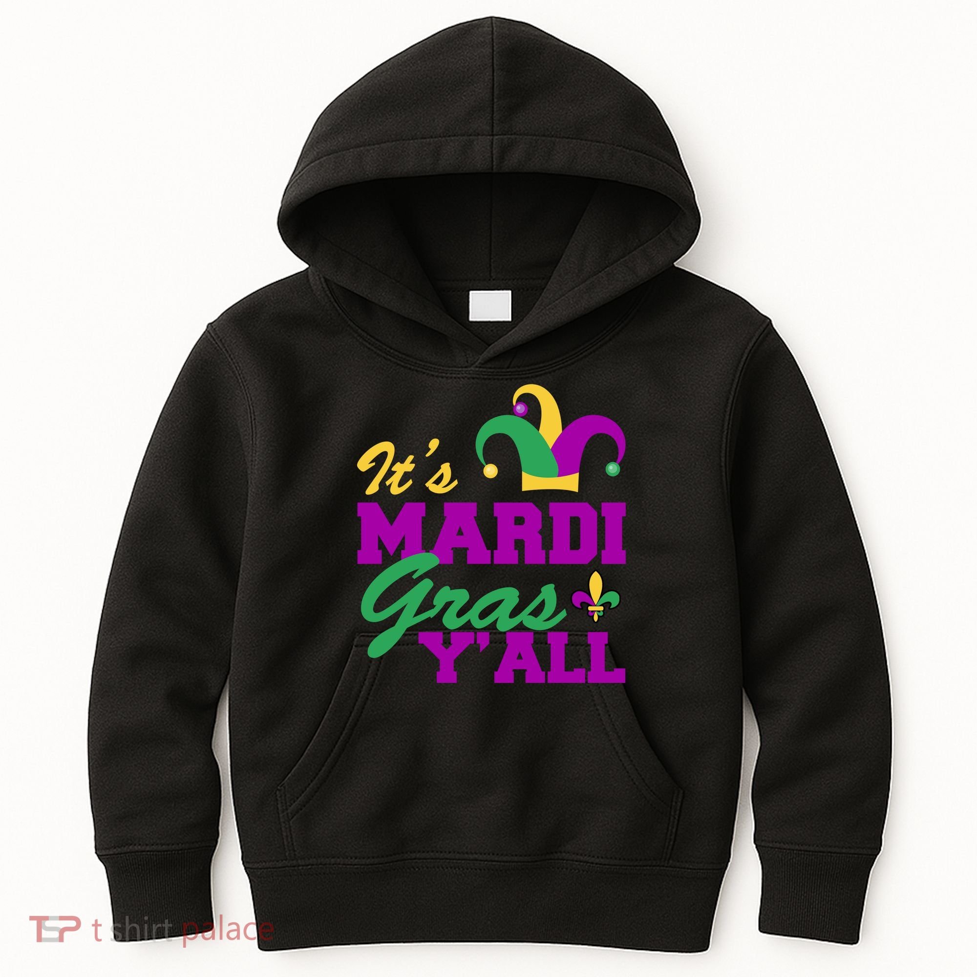 It's Mardi Gras Y'all New Orleans Celebration Kids Hoodie