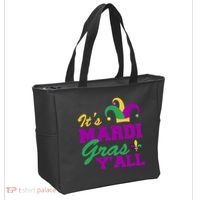 It's Mardi Gras Y'all New Orleans Celebration Tote Bag thumb 2