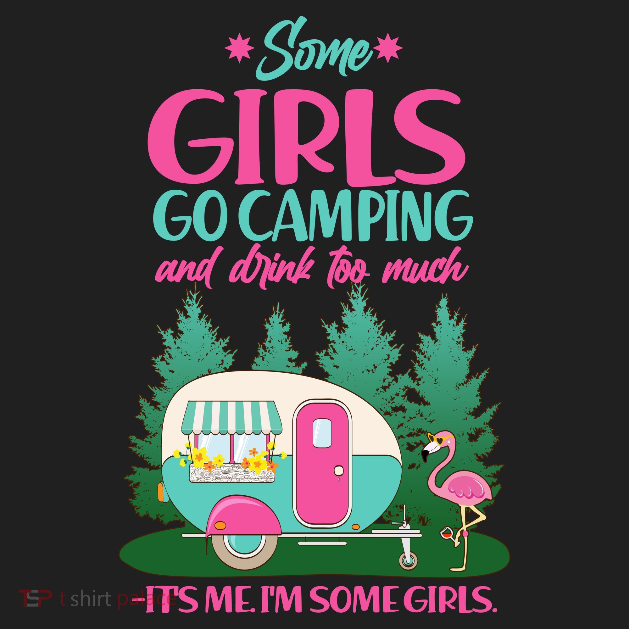 It's Me I'm Some Girls Go Camping And Drink Too Much Beanie