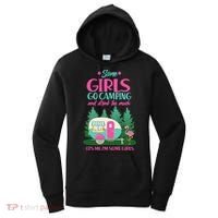It's Me I'm Some Girls Go Camping And Drink Too Much Women's Hoodie thumb 0