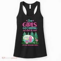 It's Me I'm Some Girls Go Camping And Drink Too Much Women's Tank Top thumb 0