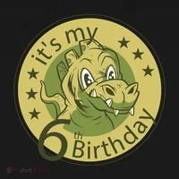 It's My 6th Birthday Dinosaur Bucket Hat thumb 4