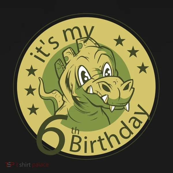 It's My 6th Birthday Dinosaur Bucket Hat