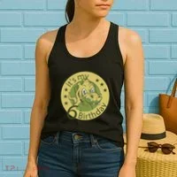 It's My 6th Birthday Dinosaur Women's Tank Top thumb 2