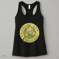 It's My 6th Birthday Dinosaur Women's Tank Top thumb 3