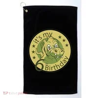 It's My 6th Birthday Dinosaur Golf Towel thumb 0