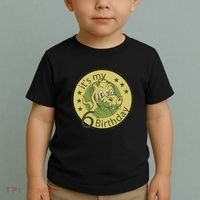 It's My 6th Birthday Dinosaur Toddler T-Shirt thumb 2