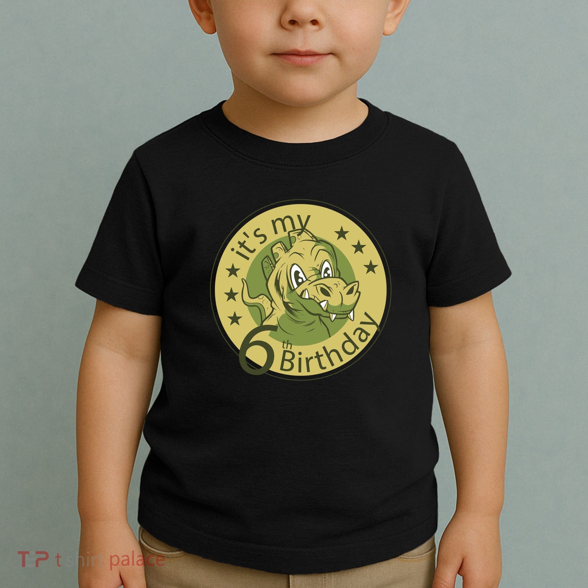 It's My 6th Birthday Dinosaur Toddler T-Shirt