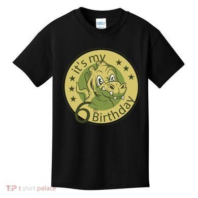 It's My 6th Birthday Dinosaur Kids T-Shirt