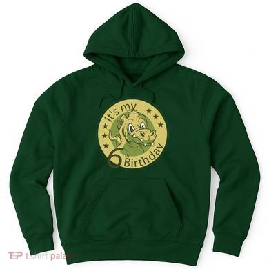 It's My 6th Birthday Dinosaur Hoodie