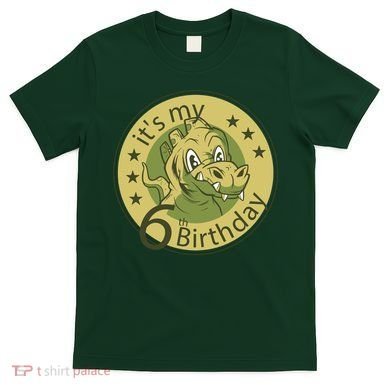 It's My 6th Birthday Dinosaur T-Shirt