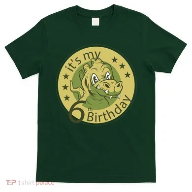 It's My 6th Birthday Dinosaur T-Shirt