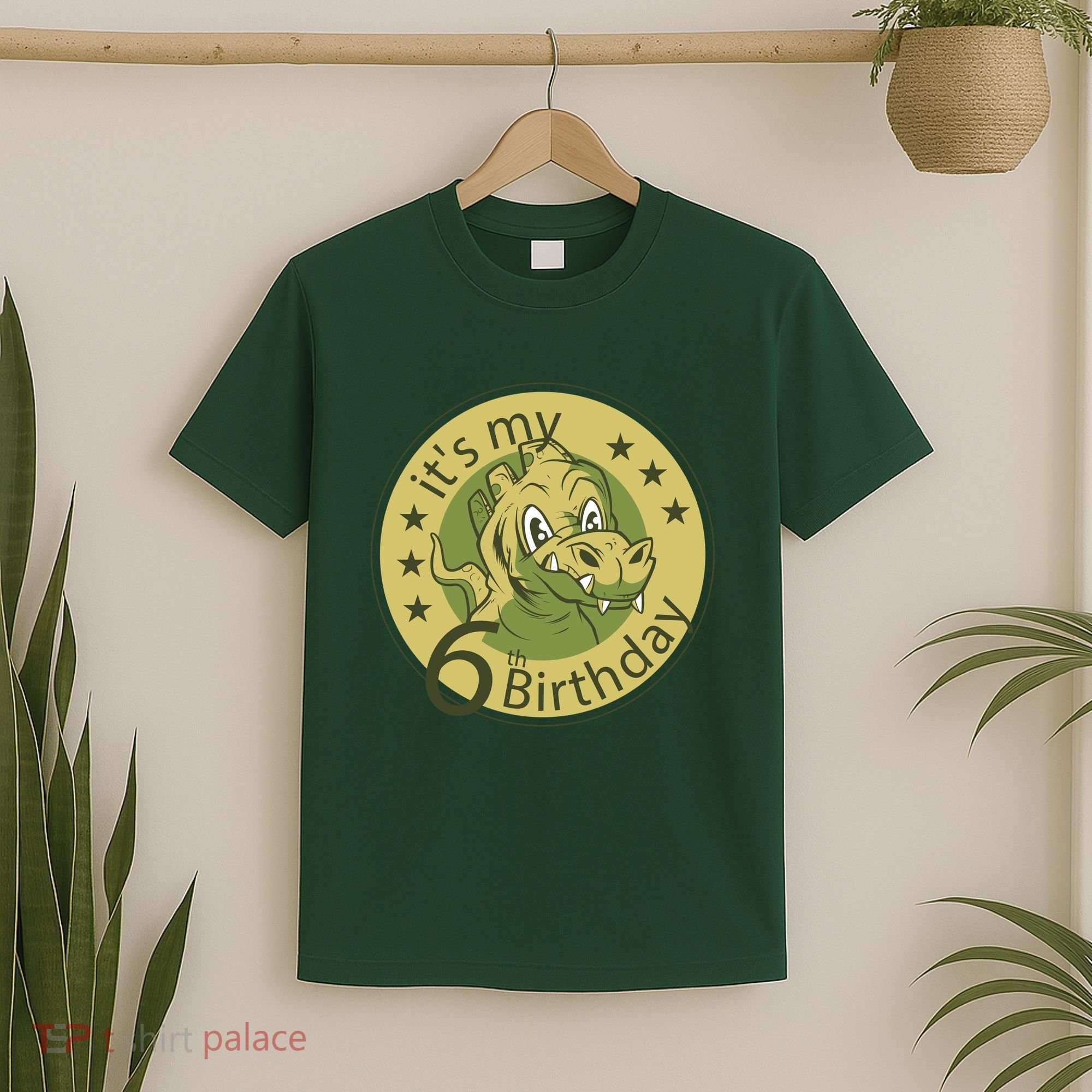 It's My 6th Birthday Dinosaur T-Shirt