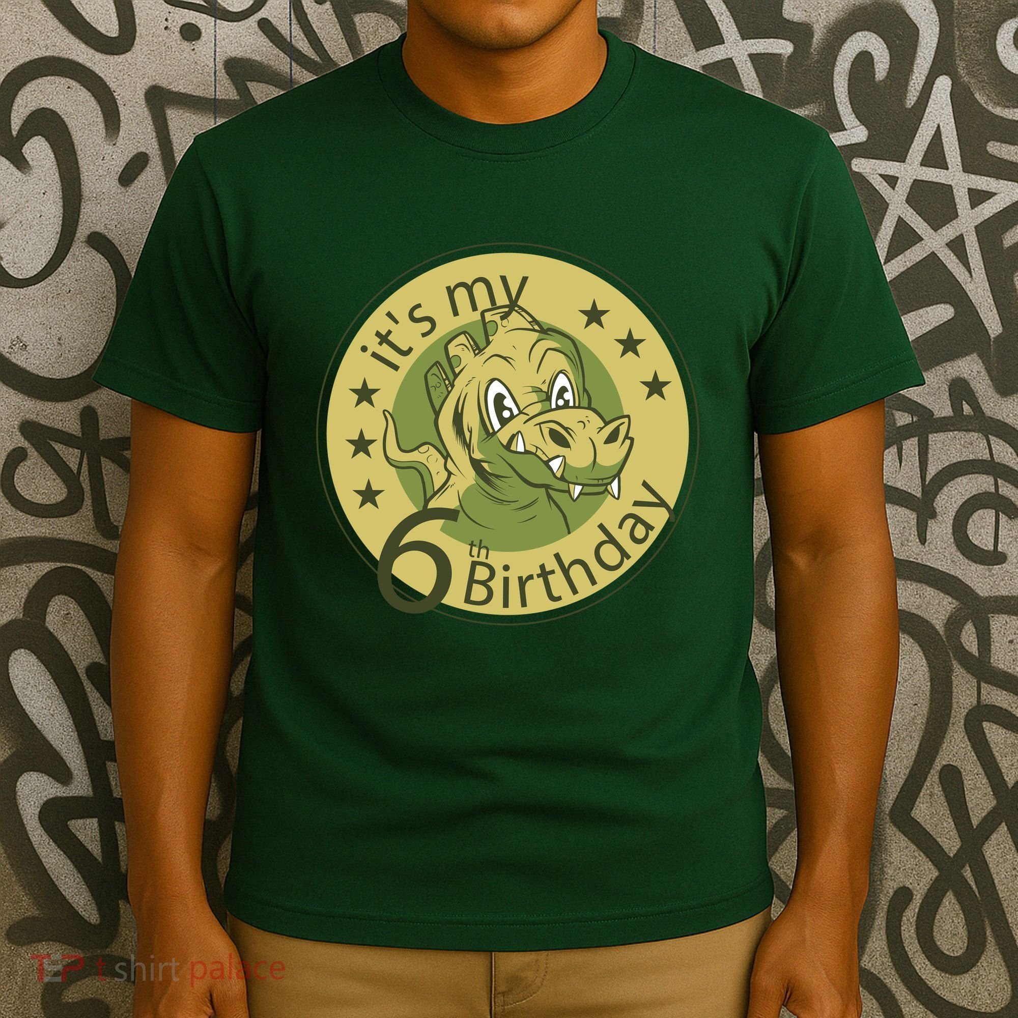 It's My 6th Birthday Dinosaur T-Shirt