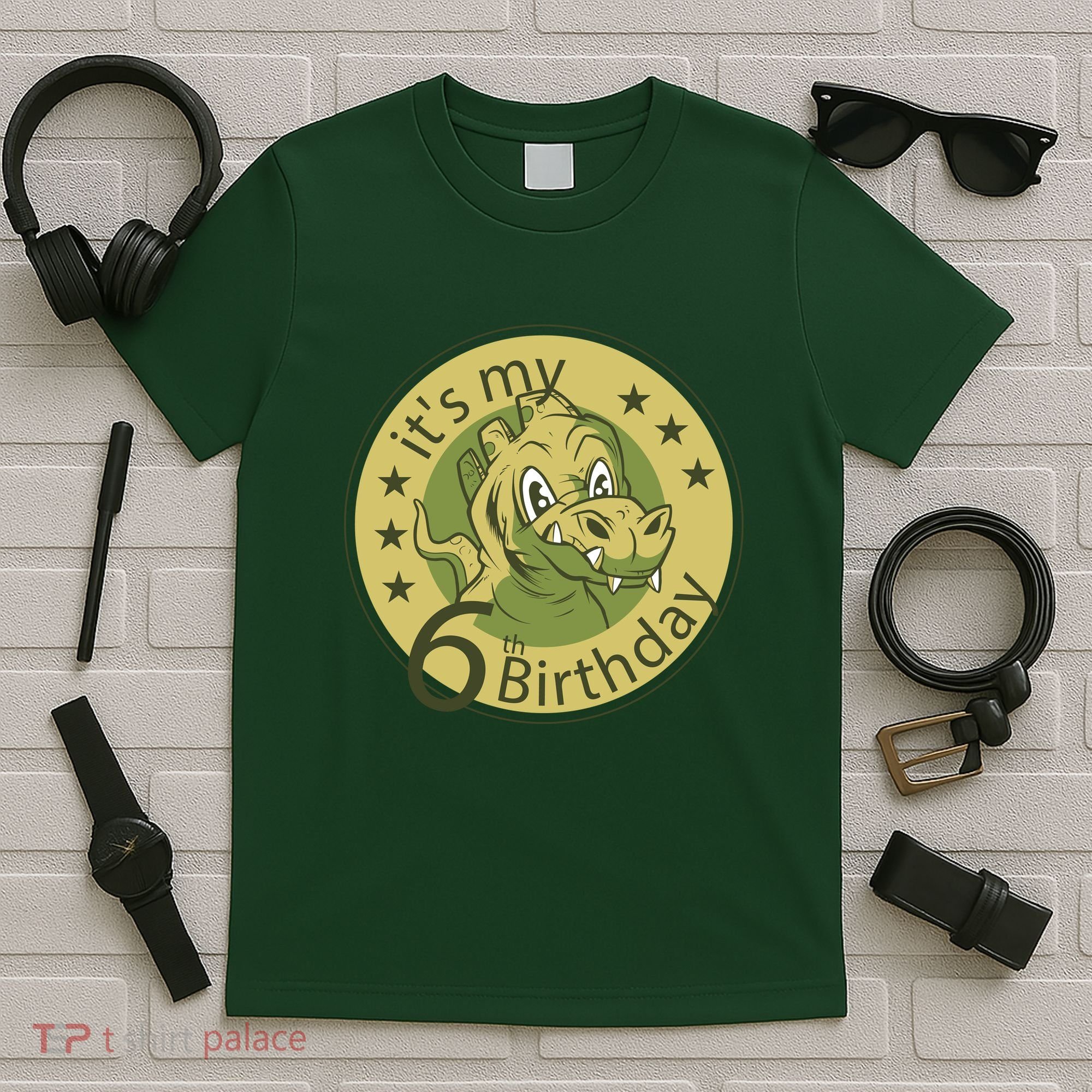 It's My 6th Birthday Dinosaur T-Shirt