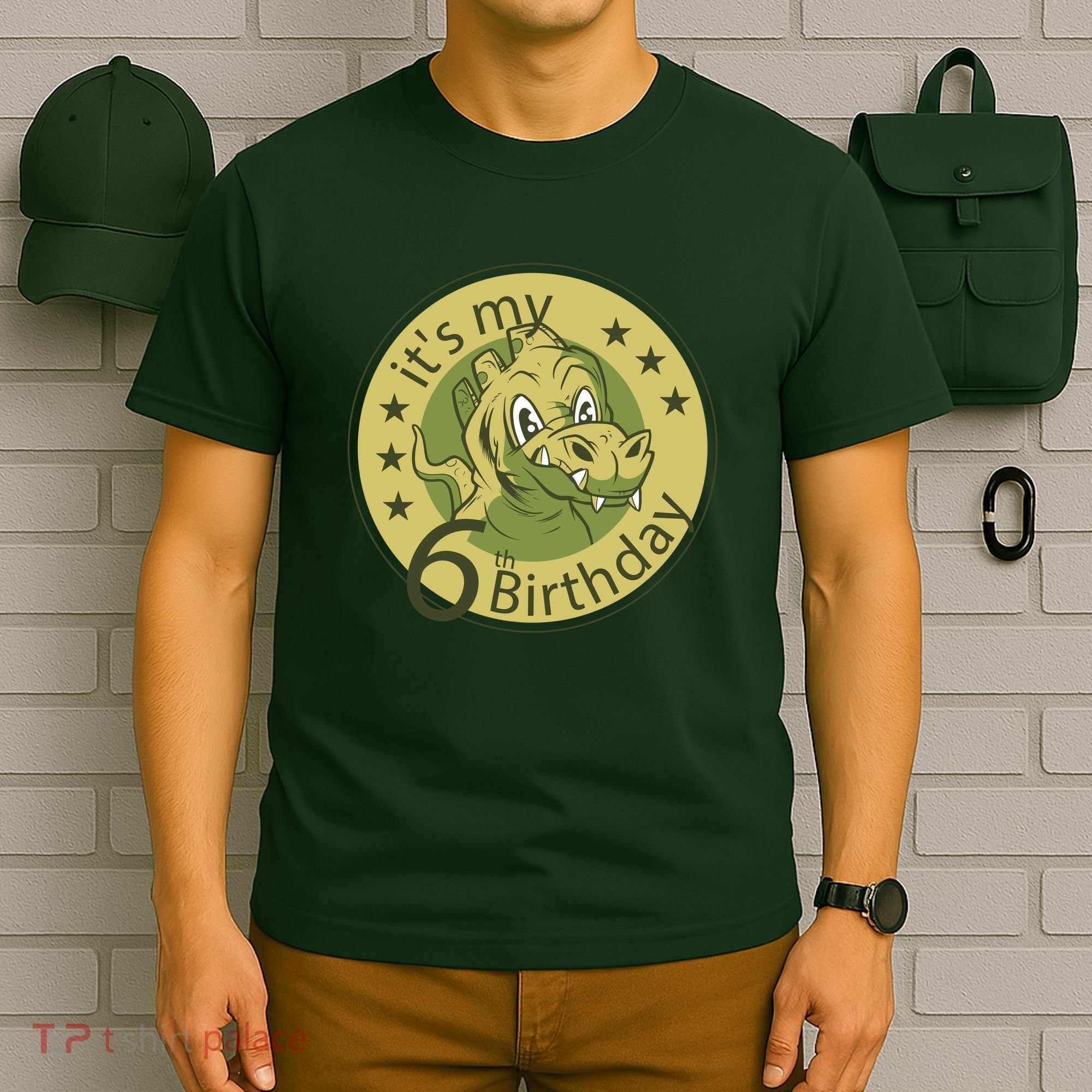 It's My 6th Birthday Dinosaur T-Shirt