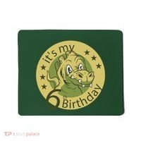 It's My 6th Birthday Dinosaur Mousepad thumb 0
