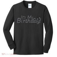 It's My Birthday Kids Long Sleeve Shirt thumb 0