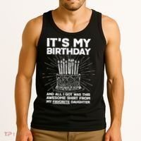 It's My Birthday Awesome Favorite Daughter Tank Top thumb 3