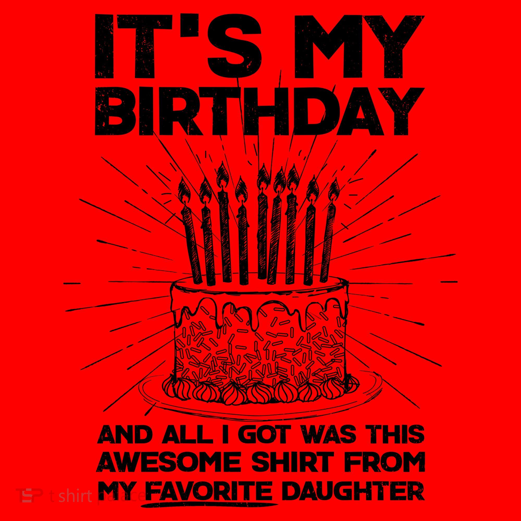 It's My Birthday Awesome Favorite Daughter Santa Hat