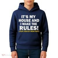 It's My House And I Make The Rules! Kids Hoodie thumb 4