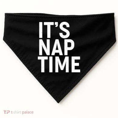 It's Nap Time USA-Made Doggie Bandana