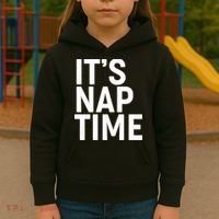 It's Nap Time Kids Hoodie thumb 3