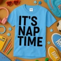 It's Nap Time Kids T-Shirt thumb 3
