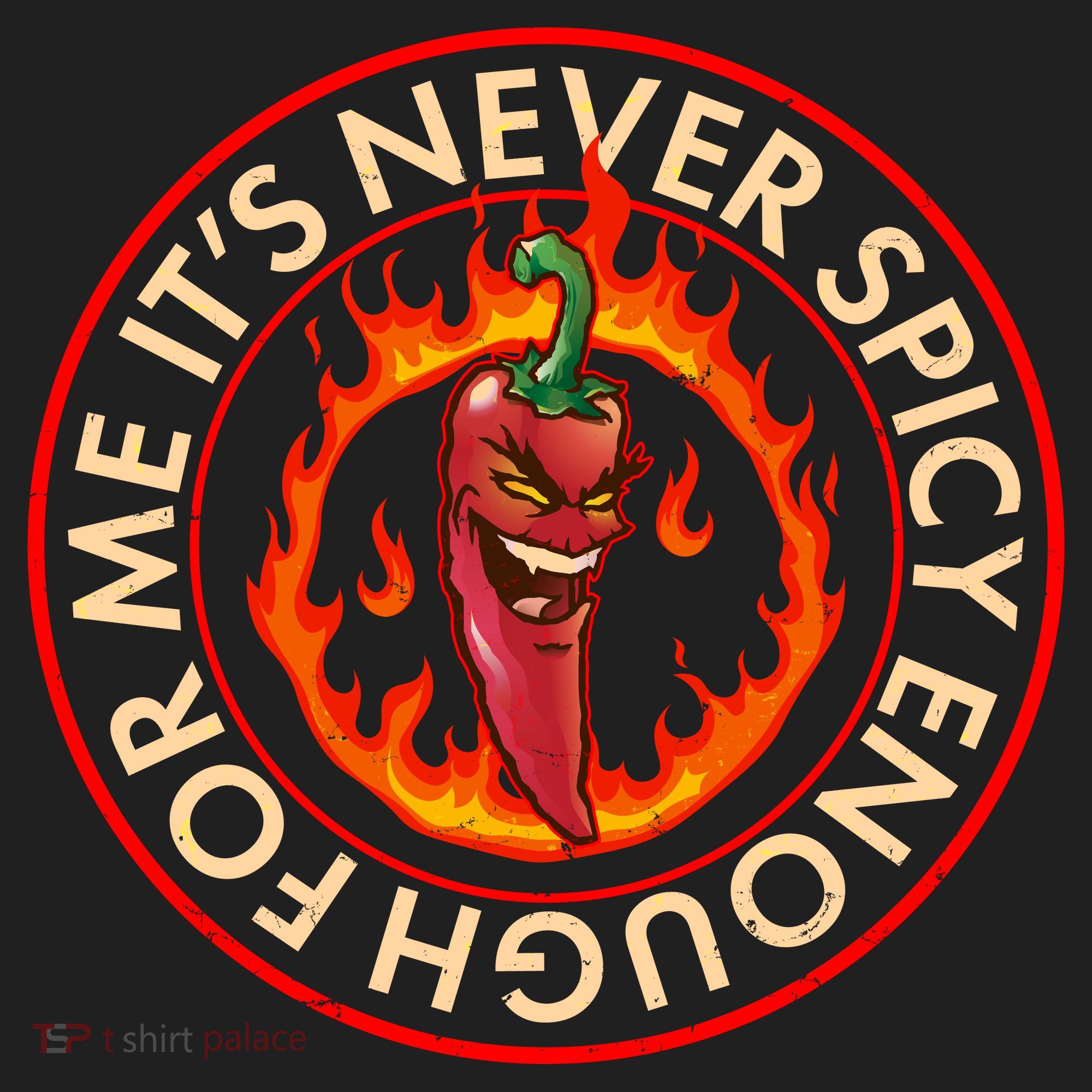 It's Never Spicy Enough For Me Evil Hot Chili Pepper Women's Sweatshirt