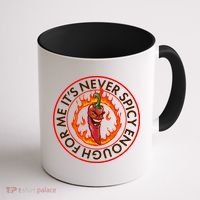 It's Never Spicy Enough For Me Evil Hot Chili Pepper Coffee Mug thumb 1