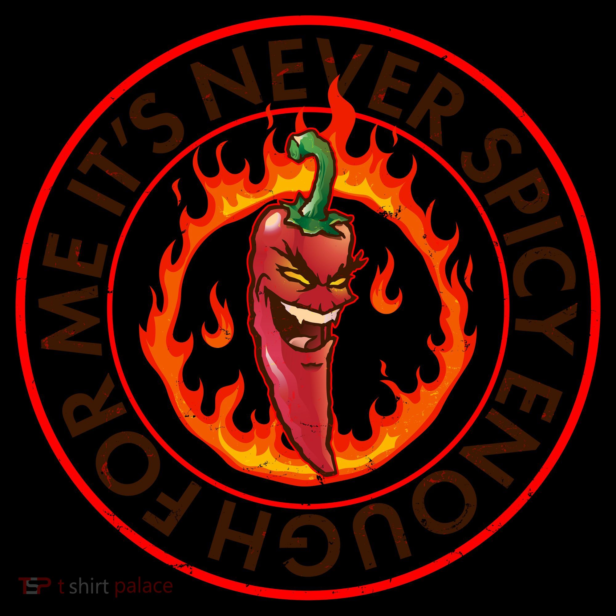 It's Never Spicy Enough For Me Evil Hot Chili Pepper Coffee Mug