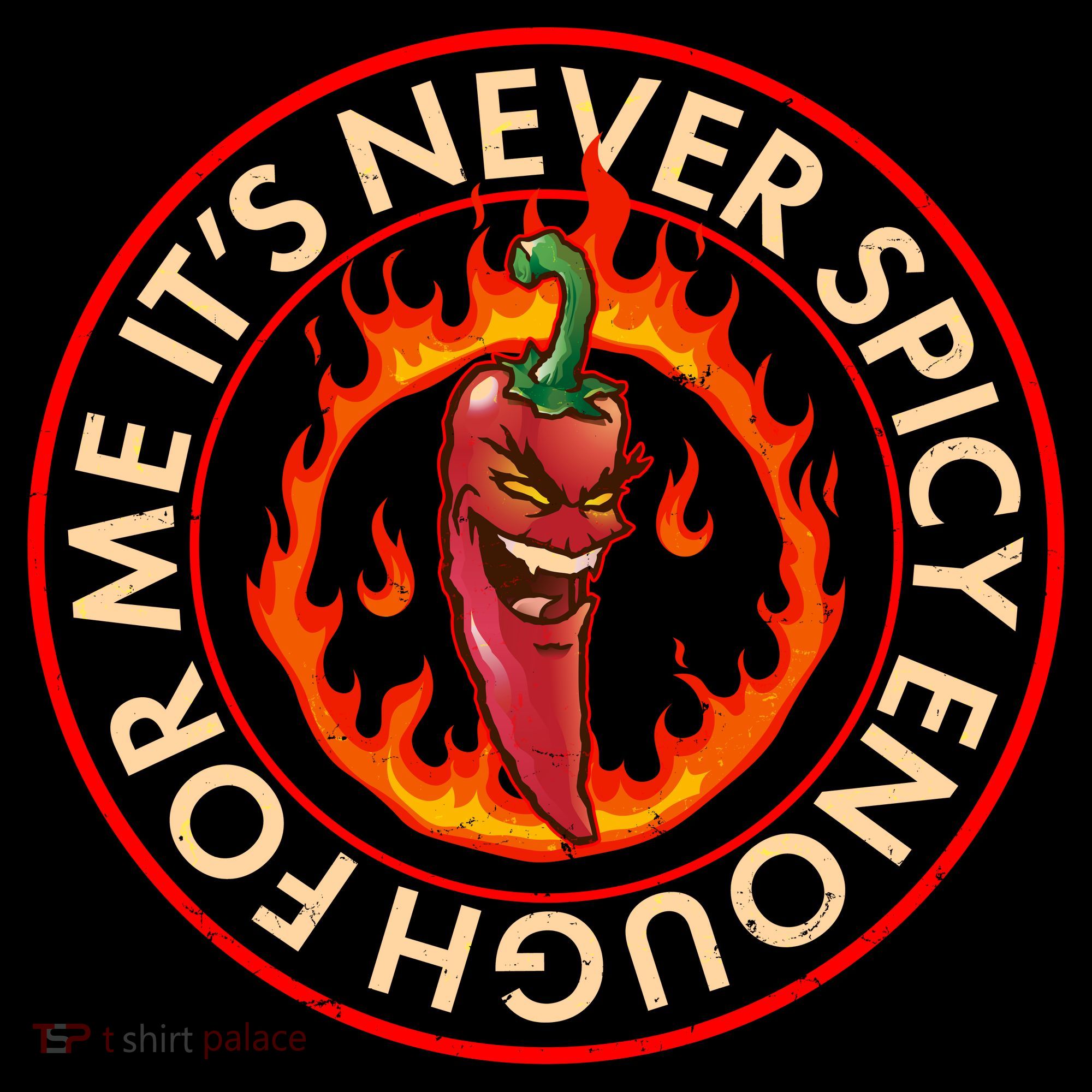 It's Never Spicy Enough For Me Evil Hot Chili Pepper Women's Hoodie