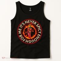 It's Never Spicy Enough For Me Evil Hot Chili Pepper Tank Top thumb 2