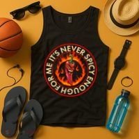 It's Never Spicy Enough For Me Evil Hot Chili Pepper Tank Top thumb 4