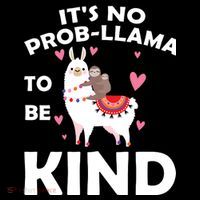 Its No Prob-Lama To Be Kind Women's Hoodie thumb 2