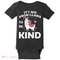 Its No Prob-Lama To Be Kind Baby Bodysuit thumb 0