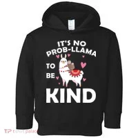 Its No Prob-Lama To Be Kind Toddler Hoodie thumb 0