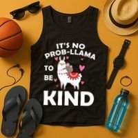 Its No Prob-Lama To Be Kind Tank Top thumb 4