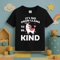 Its No Prob-Lama To Be Kind Toddler T-Shirt thumb 3