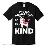 Its No Prob-Lama To Be Kind Kids T-Shirt thumb 0